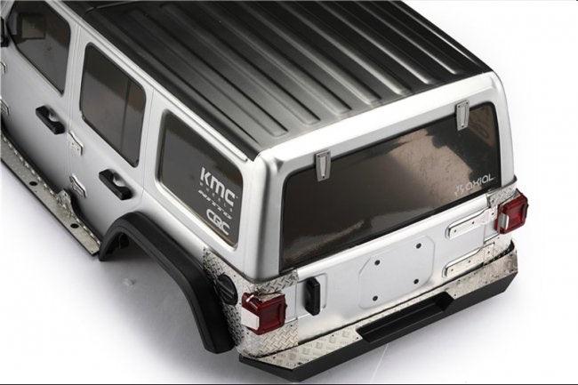 GPM RC CAR STAINLESS STEEL SLIP PROOF TREAD FRONT REAR AXIAL SCX10 III CLEAR - PowerHobby