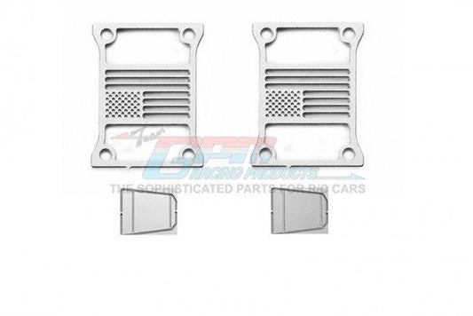 GPM RC CAR TAILLIGHT COVER TYPE C AXIAL SCX10 III JEEP JL WRANGLER SILVER - PowerHobby
