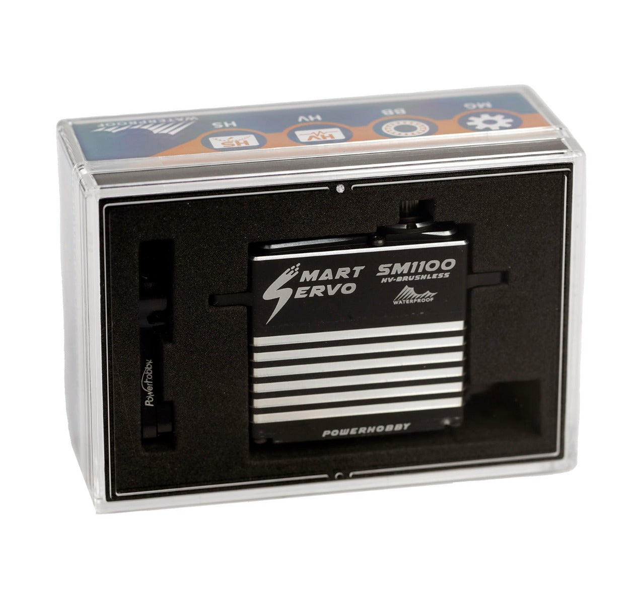 Powerhobby SM1100 78KG Super MEGA Torque Steel Gears WP Smart Programmable Servo - PowerHobby