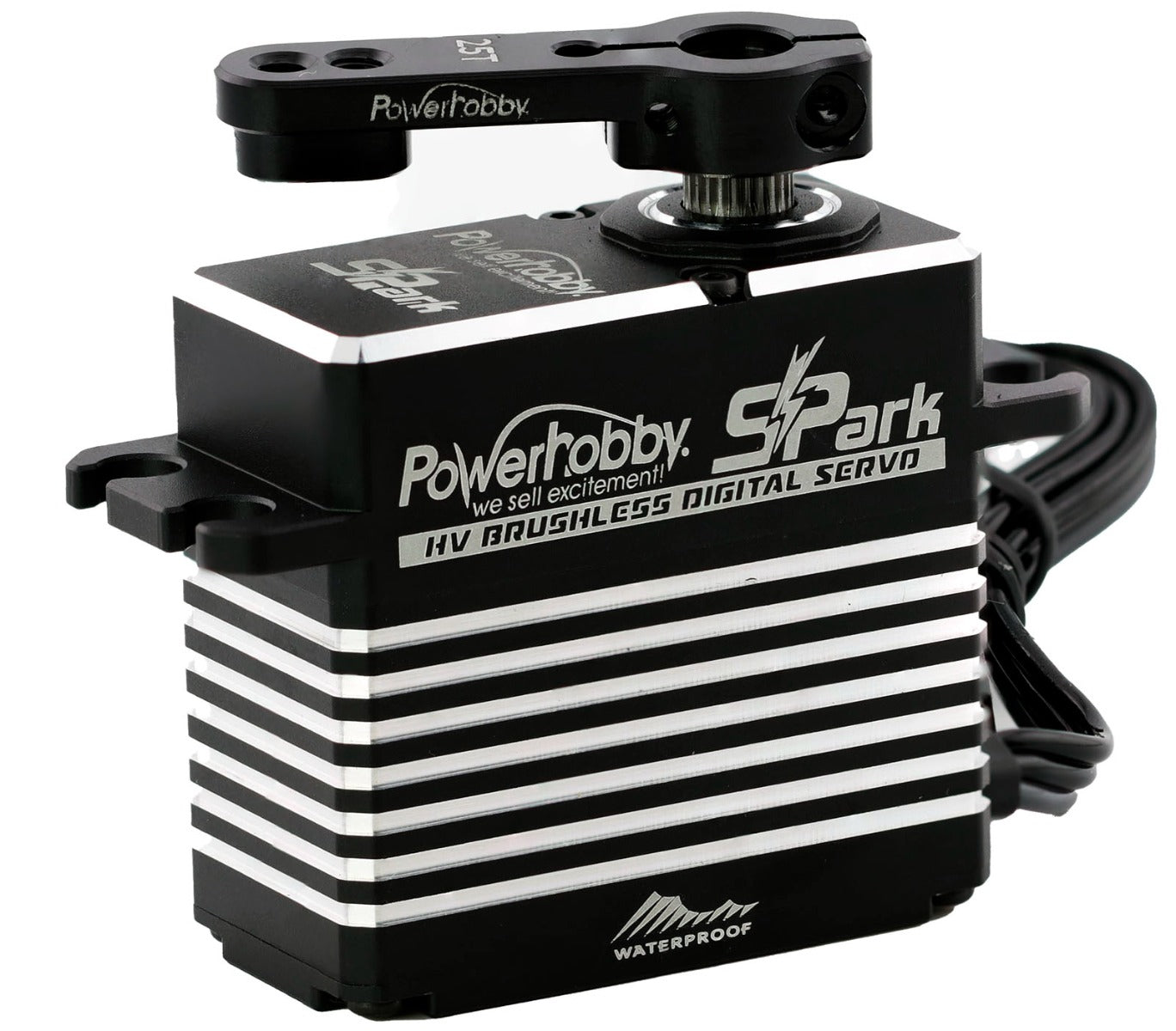 Powerhobby Spark HV Waterproof Brushless Steel Gear Servo / Aluminum Case - PowerHobby