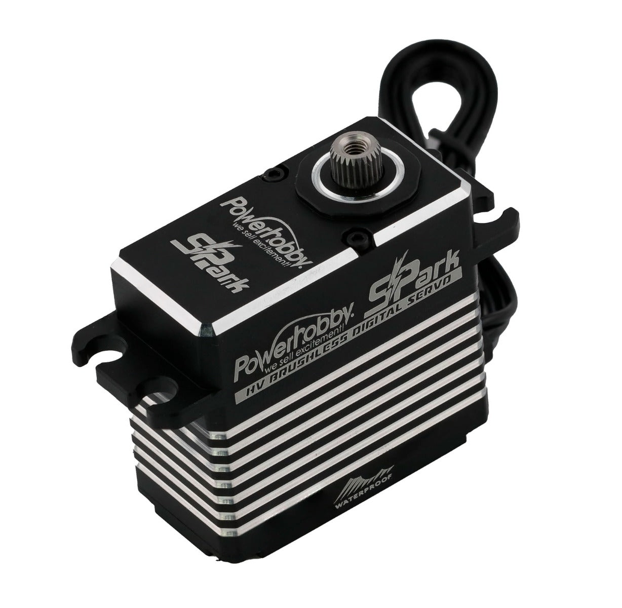 Powerhobby Spark HV Waterproof Brushless Steel Gear Servo / Aluminum Case - PowerHobby