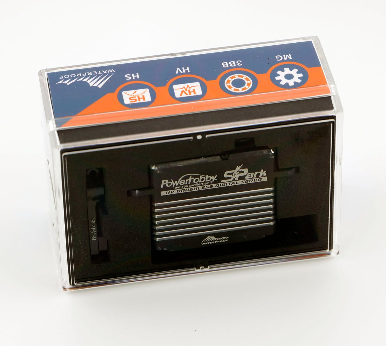 Powerhobby Spark HV Waterproof Brushless Steel Gear Servo / Aluminum Case - PowerHobby