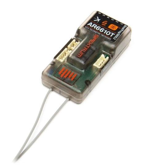 Spektrum SPMAR6610T AR6610T 6-Channel DSMX Telemetry Receiver - PowerHobby