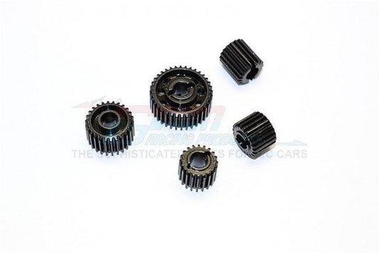 GPM SSCX21200-BLACK HARD STEEL DIFFERENTIAL GEARS AXIAL SCX10 II - PowerHobby
