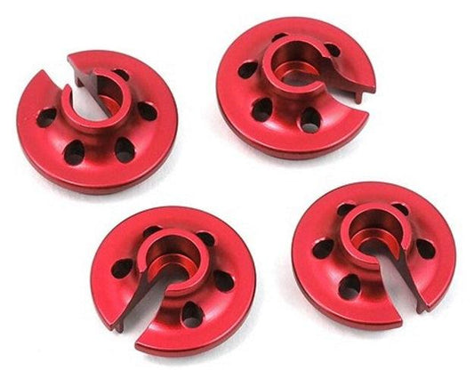 ST Racing ST3768R Aluminum Lower Shock Retainers (4) Red Traxxas 4Tec 2.0 - PowerHobby
