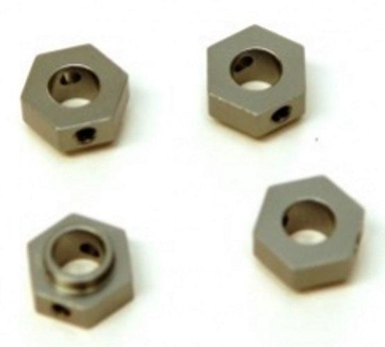 STRC ST8269GM Aluminum Hex Adapters (Gun Metal) (4 pieces) Traxxas TRX-4 - PowerHobby