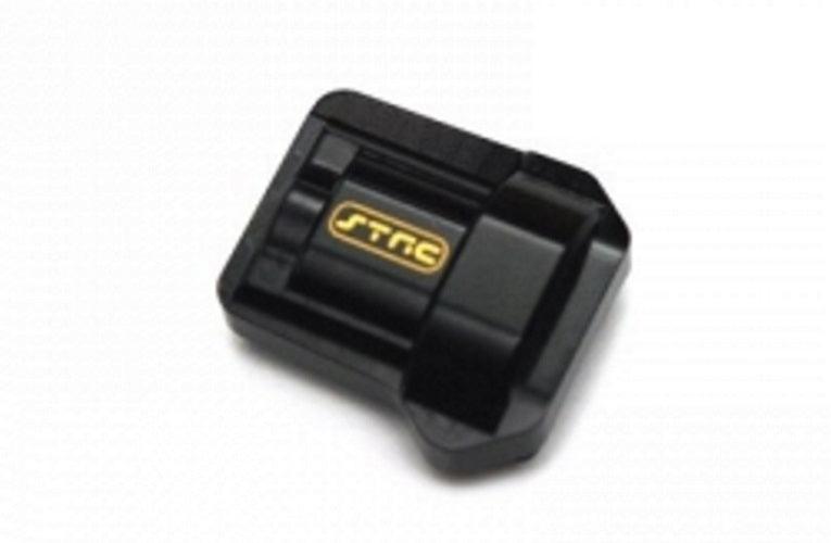 STRC ST8280BR CNC Machined Brass HD Differential Cover Black Traxxas TRX-4 - PowerHobby