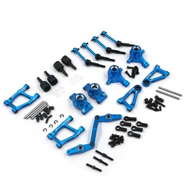 Yeah Racing TATT-S06BLUE Rapid Performance Essential Upgrade Kit Tamiya TT01 TT01E - PowerHobby
