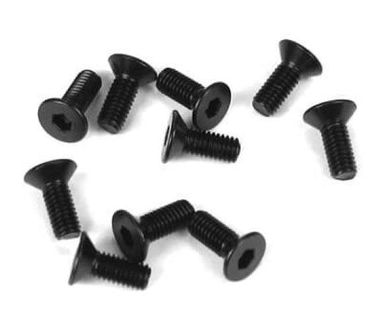 Tekno TKR1322 M3x8mm Flat Head Screws (10pieces) EB410.2 EB48 MT410 NT48.3 SCT410.3 - PowerHobby