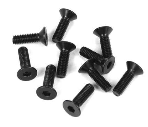 Tekno M3x10mm Flat Head Screws (10pieces) EB410.2 EB48.2 EB48.4 NB48 SCT410.3 - PowerHobby