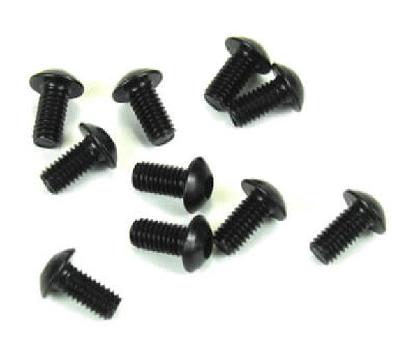 Tekno M3x6mm Button Head Screws (Black 10pieces) EB410 EB48 ET410 ET48 MT410 - PowerHobby