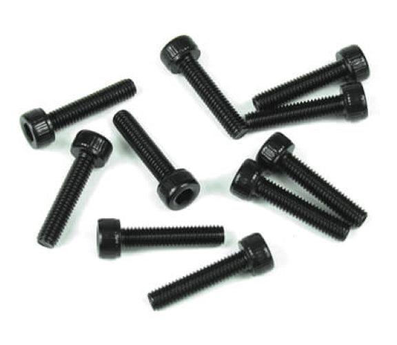 Tekno M3x10mm Cap Head Screws (Black 10pieces) EB410.2 EB48 EB48SL ET410 NB48.3 - PowerHobby