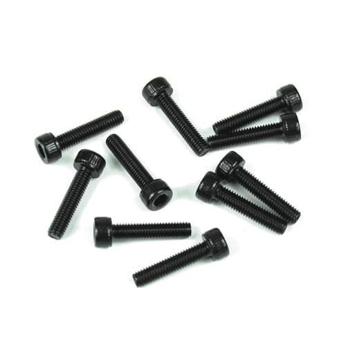 Tekno TKR1528 M3x18mm Cap Head Screws (Black 10pieces) EB48 EB48SL NB48 SCT410 - PowerHobby