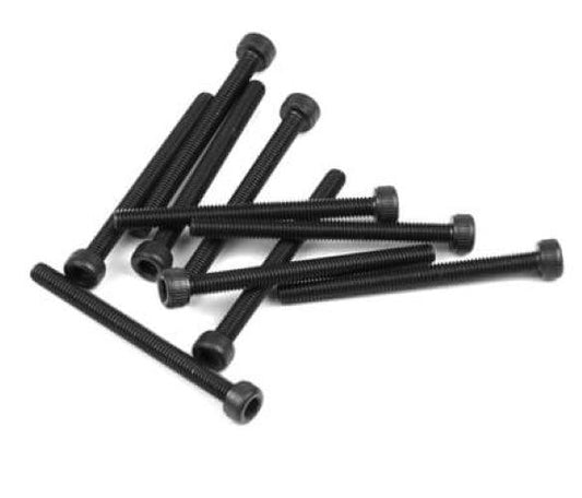 Tekno RC TKR1532 M3x35mm Cap Head Screws (Black 10pieces) NB48 - PowerHobby