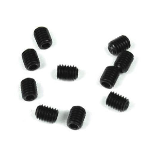 Tekno TKR1601 M3x4mm Set Screws (Black 10pieces) EB410 MT410 NB48 SCT410 - PowerHobby