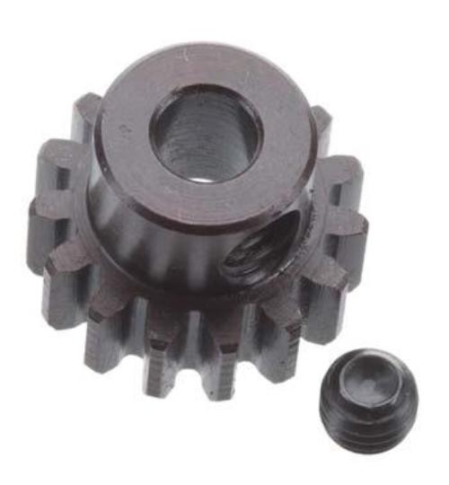 Tekno R/C TKR4175 "M5" Hardened Steel 5mm Bore Mod 1 Pinion Gear (15T) - PowerHobby