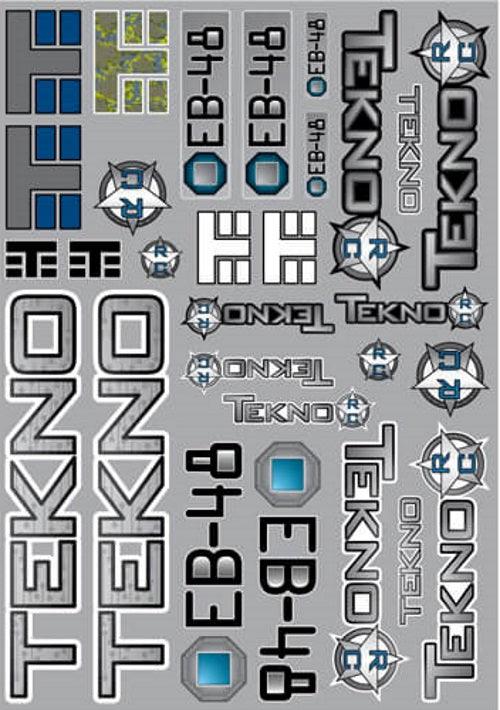 Tekno TKR5247 Decal/Sticker Sheet EB48 - PowerHobby