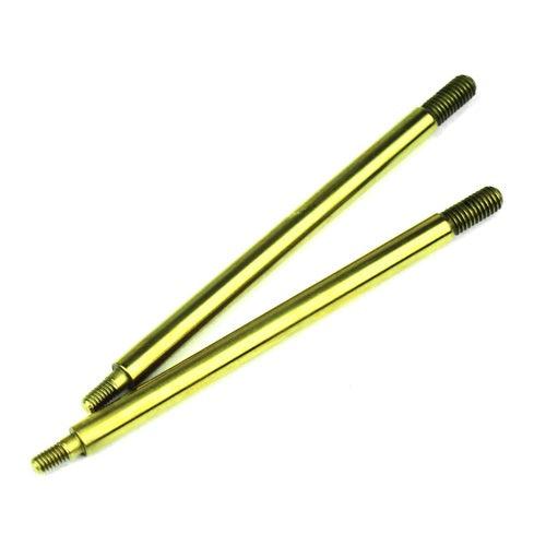 Tekno RC TKR6061T TiNi Coated 137mm Shock Shaft Set (2) - PowerHobby