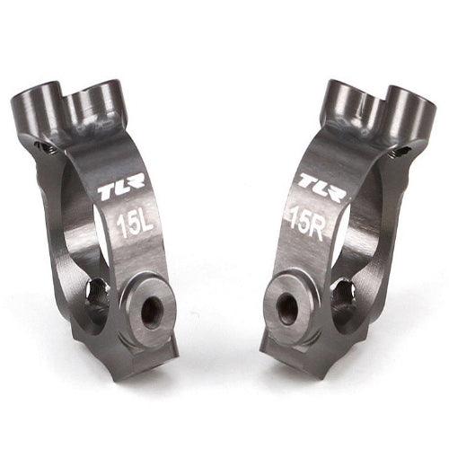 LOSI TLR234026 Aluminum Castor Block Set 15 degrees 22-4 - PowerHobby