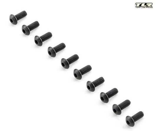 TLR Button Head Screws M4x10mm (10) TLR255006 - PowerHobby