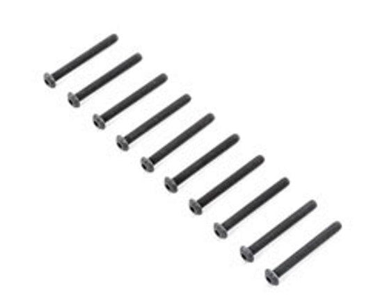 Team Losi Racing TLR255021 Button Head Screws M5x45mm (10) 5ive-B - PowerHobby
