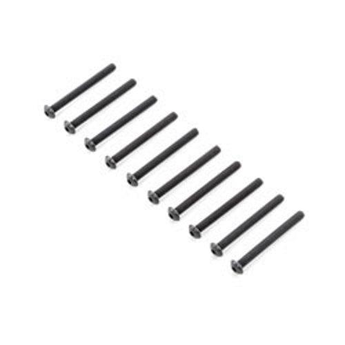Team Losi Racing TLR255022 Button Head Screws M5x50mm (10) 5ive-B - PowerHobby