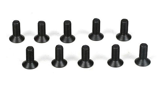 Losi 3x8mm Flat Head Screws (10) TLR 22 / 22T / 22SCT / 22 2.0 / 22 4.0 / 22X-4 - PowerHobby