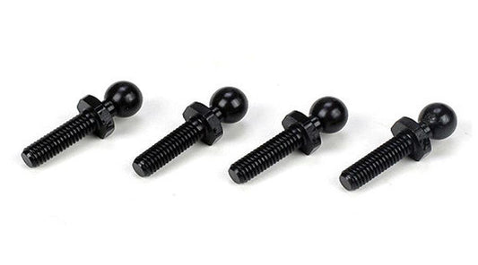 Losi 4.8x10mm Ball Stud Set (4) TLR 22 / 22T / 22SCT / 22 2.0 / 22 4.0 22X-4 - PowerHobby
