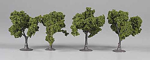 Woodland Scenics TR1504 N/HO Assembled Tree Medium Green 3" Train Scenery - PowerHobby