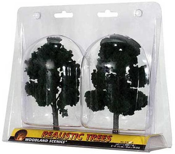 Woodland Scenics TR1512 N/HO Assembled Tree Light Green 6" Train Scenery - PowerHobby