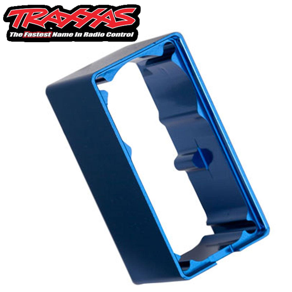 Traxxas 2254 Servo Case Aluminum Blue-Anodized Middle (For 2250 Servo) Slash - PowerHobby