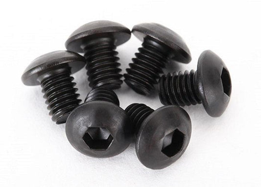 Traxxas 2515 Screws 3x4mm Button-Head Machine (Hex Drive) (6) Desert Racer - PowerHobby