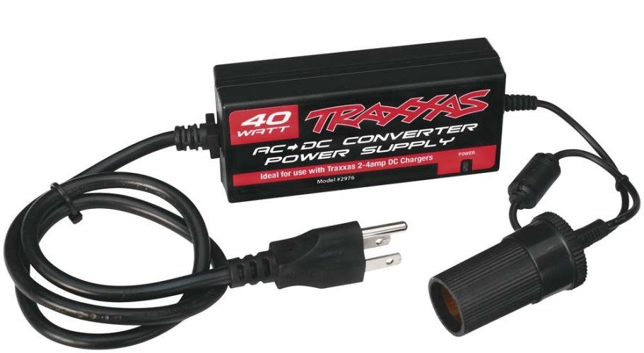 Traxxas 2976 AC to DC Power Supply Adapter for Traxxas 2-4 amp DC Charger - PowerHobby
