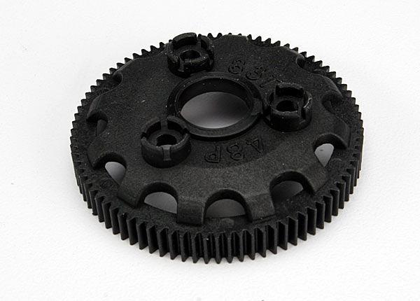Traxxas 4683 Slipper Clutch Spur Gear 83Tooth 48P Bandit Rustler Stampede Slash - PowerHobby