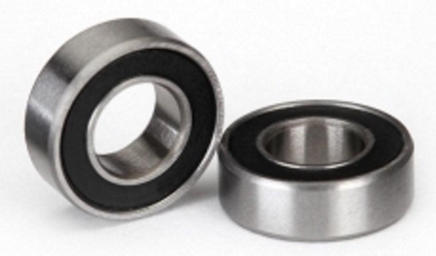 Traxxas 5117A Ball Bearings Black Rubber Sealed (6x12x4mm) (2) TRX-4 - PowerHobby