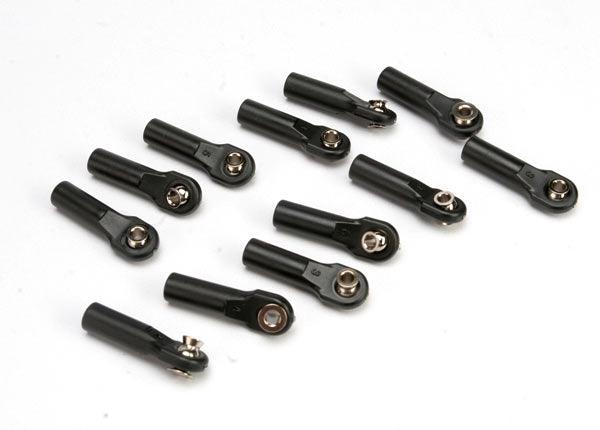 Traxxas 5525 Rod Ends/Hollow Balls Jato Stampede Slash Rustler XO-1 (12) - PowerHobby