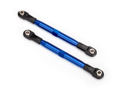 Traxxas 6742X Toe links (Tubes Blue-Anodized 7075-T6 Aluminum) Rustler 4X4 - PowerHobby