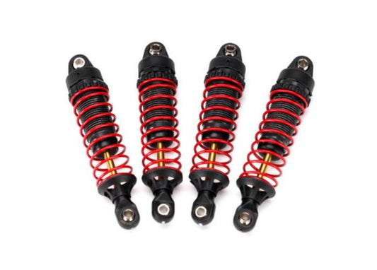 Traxxas 7665 Shocks GTR Hard-Anodized w/Springs (4) Latrax 1/18 Teton / SST - PowerHobby