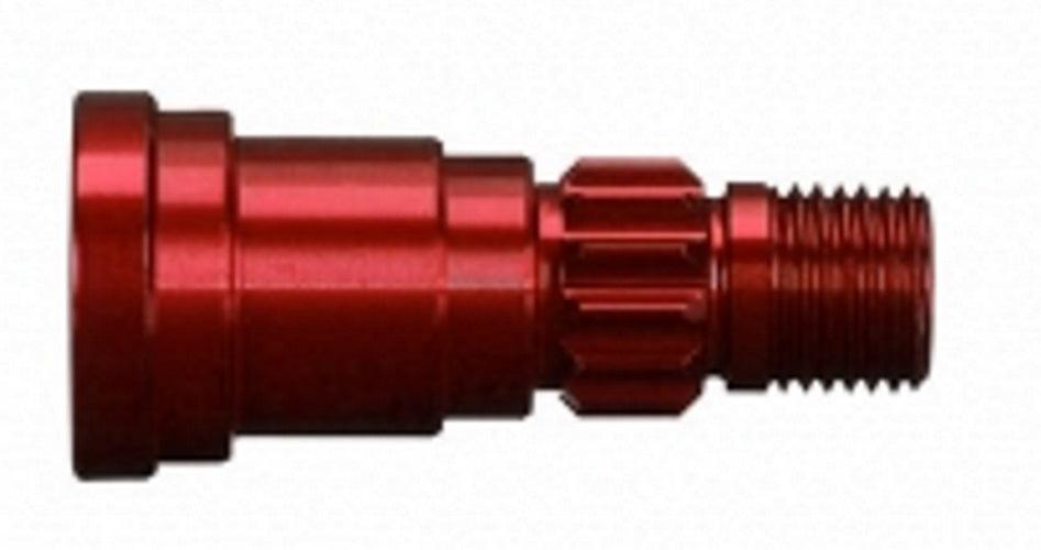 Traxxas 7768R Stub axle Aluminum (Red-Anodized) X-Maxx (Use Only #7750X) - PowerHobby