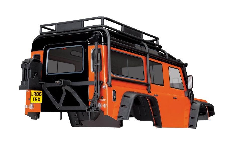 Traxxas 8011A TRX-4 Land Rover Defender Adventure Edition Orange Painted Body - PowerHobby