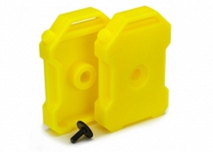 Traxxas 8022A Fuel Canisters (Yellow) (2)/ 3x8 FCS (1) TRX-4 - PowerHobby