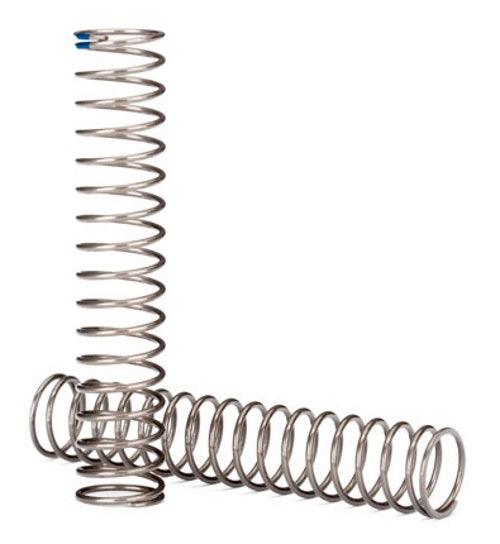 Traxxas 8157 Springs Shock Long (Natural Finish) (GTS) (0.62 Rate Blue Stripe) TRX-4 - PowerHobby