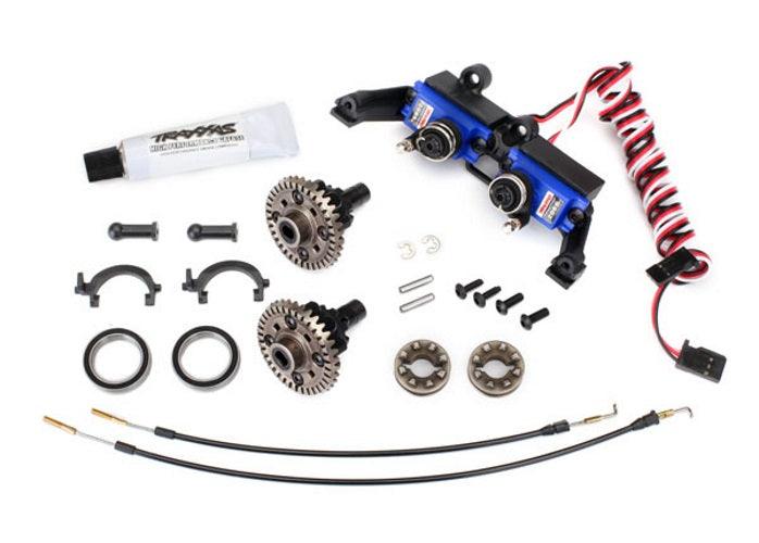 Traxxas 8195 Differential Locking Front/Rear (T-Lock Cables and Servo) TRX-4 - PowerHobby