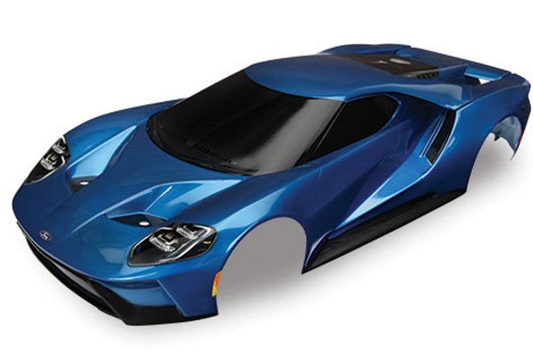 Traxxas 8311A Body Ford GT Blue (Painted, Decals Applied) - PowerHobby