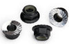 Traxxas Nuts 5mm Flanged Nylon Locking (Aluminum Black Anodized Serrated) Maxx