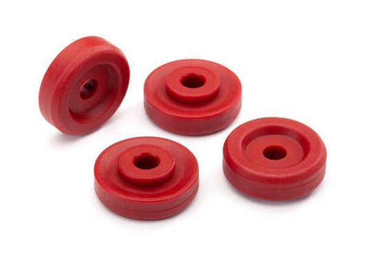 Traxxas 8957R Wheel Washers Red (4) Maxx - PowerHobby