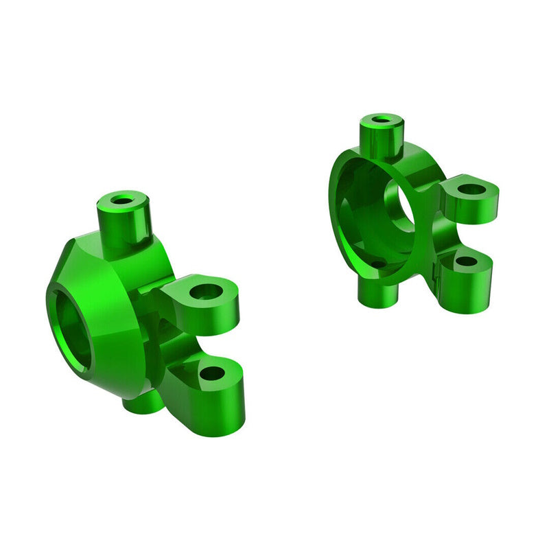 Traxxas 9737-GRN TRX-4M Aluminum Steering Blocks (Green) (2) - PowerHobby