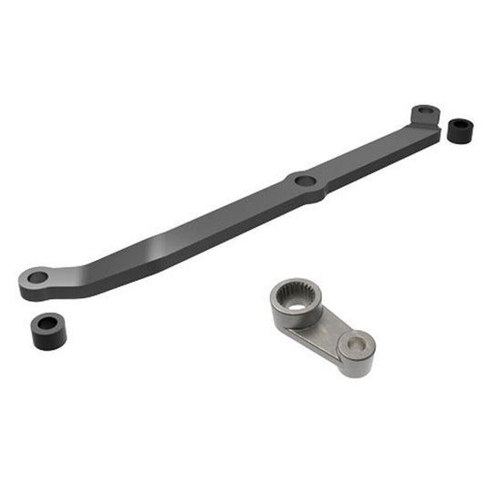 Traxxas 9748-GRAY TRX-4M Aluminum Steering Link w/Metal Servo Horn / Spacers (Gray) - PowerHobby