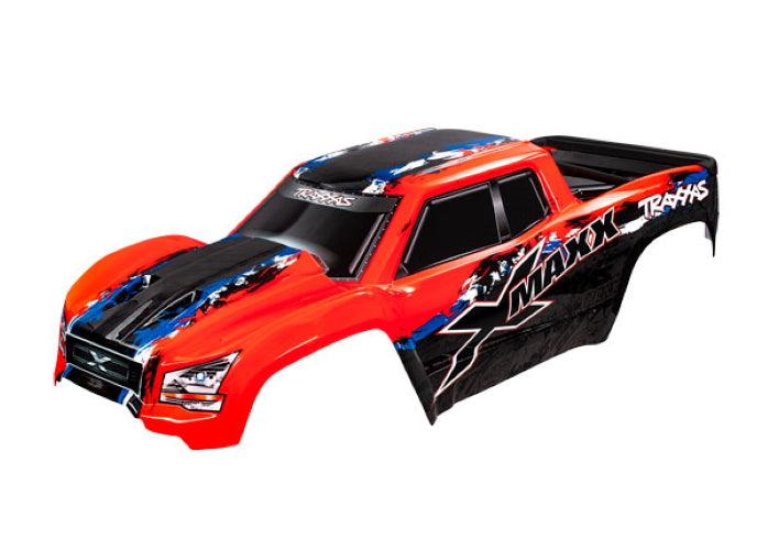 Traxxas 7811R Body X-Maxx Red (Painted Decals Applied) - PowerHobby