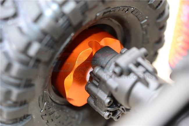 GPM BRASS PENDULUM WHEEL KNUCKLE AXLE 23MM HEX ADAPTER TRAXXAS TRX-4 BLACK - PowerHobby